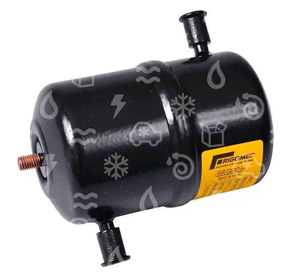 sběrač chladiva 0,49 l, vstup 06 mm ODS, výstup 06 mm ODS, M8